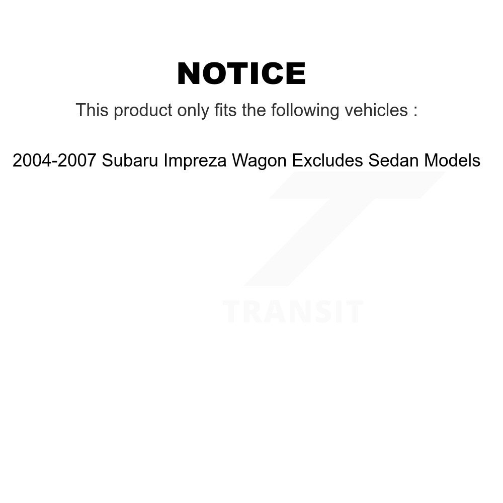 [Arrière gauche] Suspension arrière à gauche Support de ressort de bobine pour 04-07 Subaru Impreza Wagon