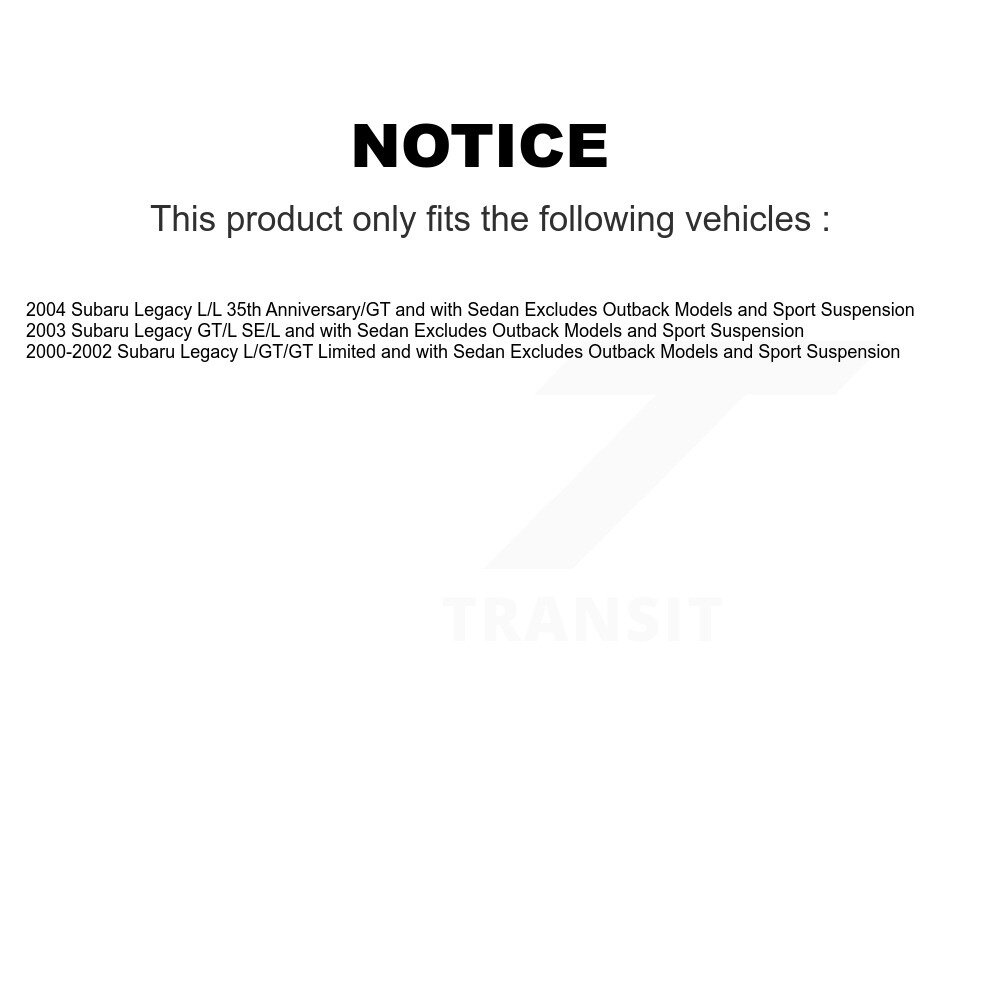 [Arrière] Assemblage de ressort de bobine de suspension arrière pour Subaru Legacy 78A-15850