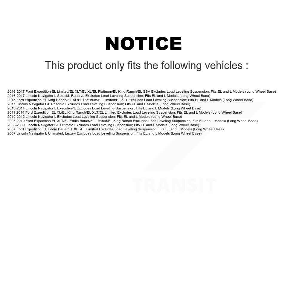 [Arrière] Suspension arrière Strut Coil Spring Assemblage pour Ford Expédition Lincoln Navigator