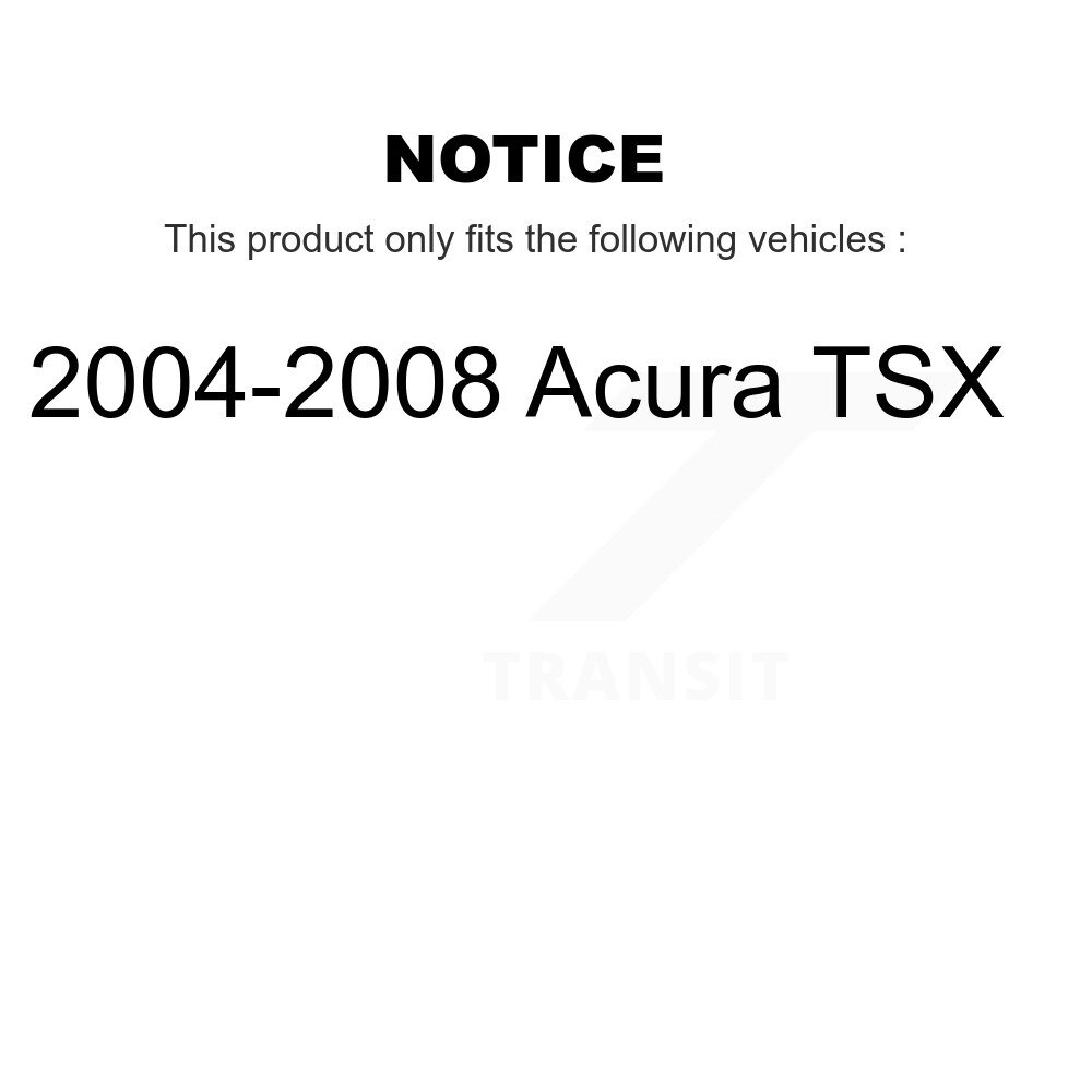 [Arrière] Assemblage de ressort de bobine de suspension arrière pour 2004-2008 Acura TSX 78A-16040