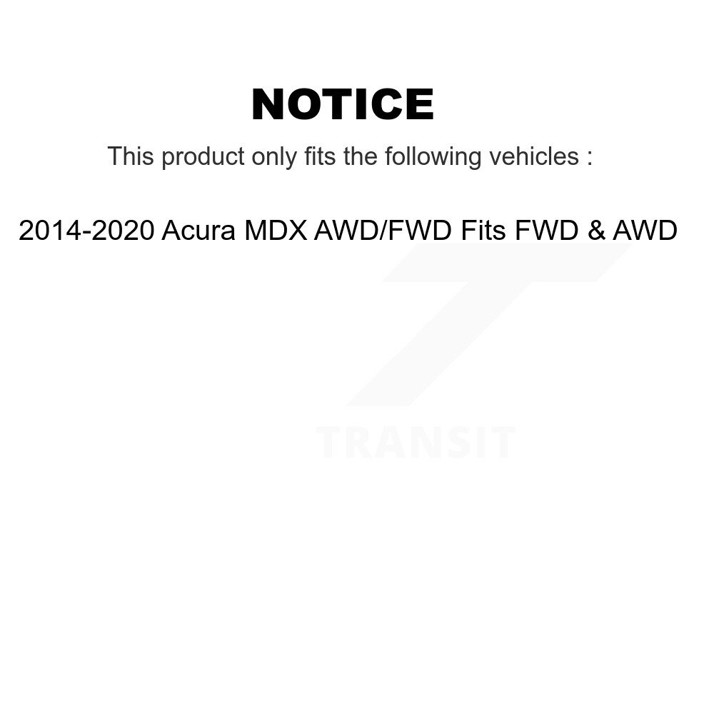 [Arrière droite] Suspension arrière droite Corde de ressort pour 2014-2020 Acura MDX AWD