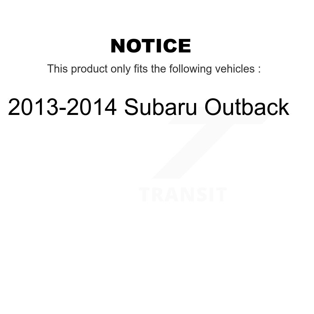 [Arrière] Assemblage du ressort de la bobine de suspension arrière pour 2013-2014 Subaru Outback