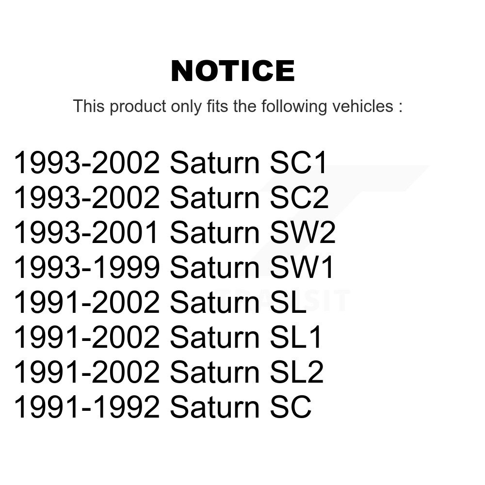 [Front] Rotor de frein à disque avant pour Saturne SL1 SC1 SL2 SC2 SL SW2 SW1 SC 8-56169