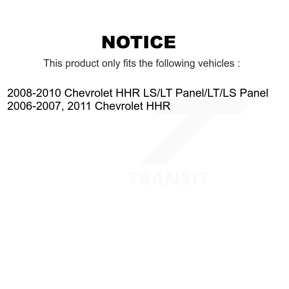 [Front] Rotor de frein à disque avant pour Chevrolet HHR 8-580382