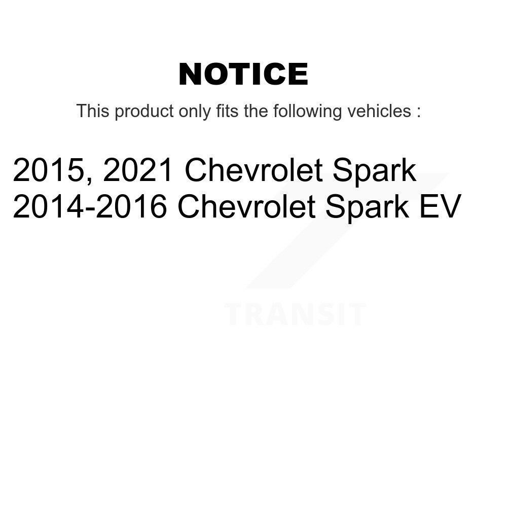 [Arrière] Rotor de frein à disque arrière pour Chevrolet Spark EV 8-581052