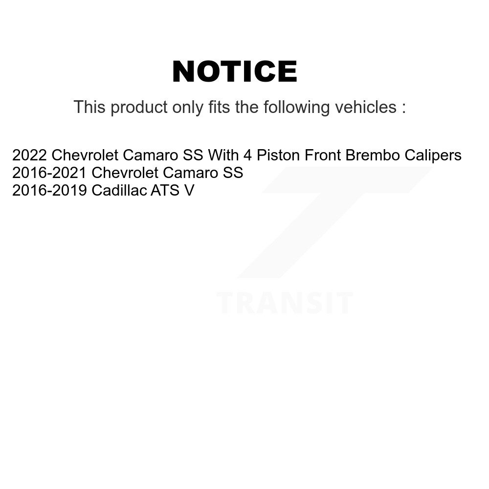 [Arrière] Rotor de frein arrière pour Chevrolet Camaro Cadillac ATS 8-582059