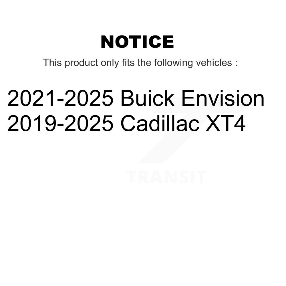 [Arrière] Rotor de frein à disque arrière pour Cadillac XT4 Buick Envision 8-582459