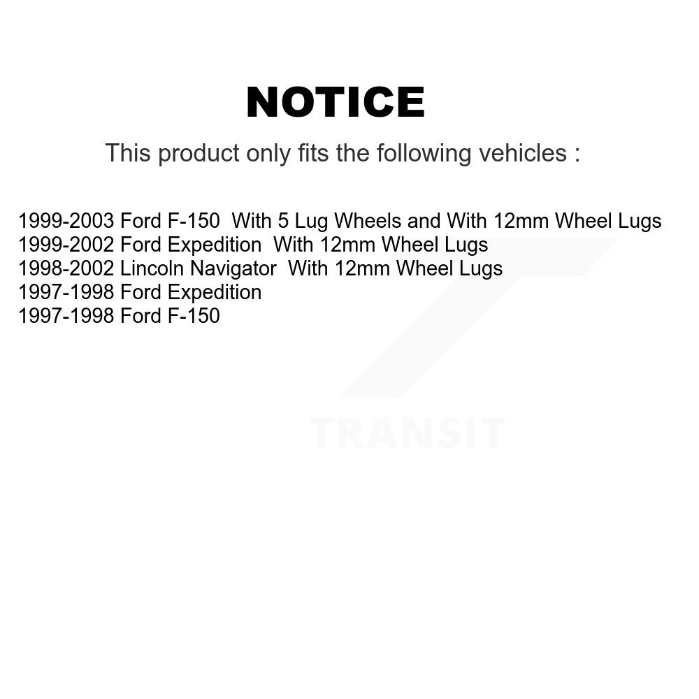 [Arrière] Rotor de frein à disque arrière pour Ford F-150 Expédition Lincoln Navigator 8-66670