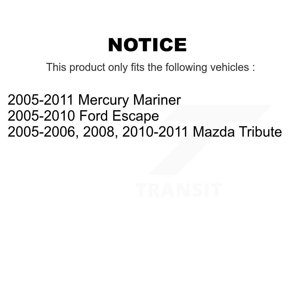 [Arrière] Rotor de frein à disque arrière pour Ford Escape Mazda Hommage Mercury Mariner 8-680271