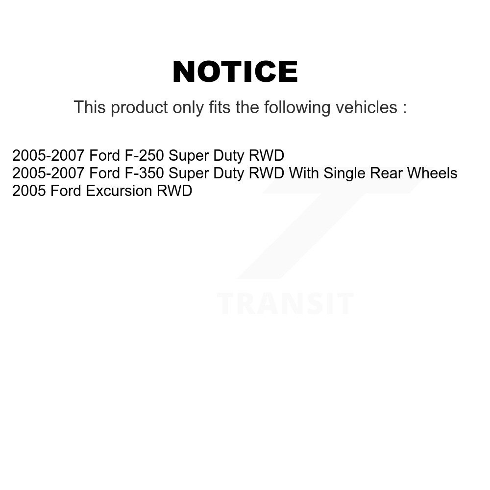 [Front] Assemblage du pivot de frein de disque avant pour Ford F-350 Super Duty F-250 Excursion