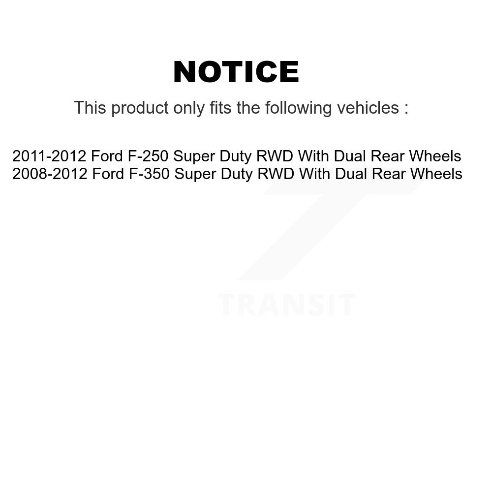 [Front] Montage du pivot de frein à disque avant pour Ford F-350 Super Duty F-250 RWD 8-680639