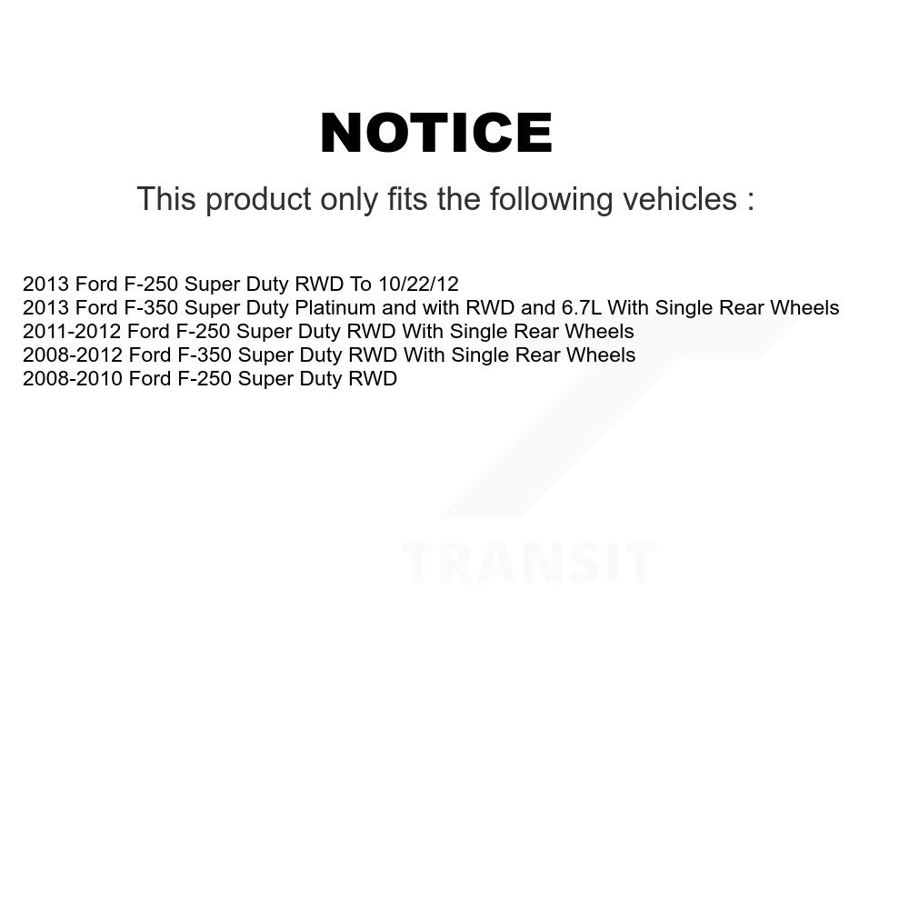 [Front] Assemblage du pivot de frein à disque avant pour Ford F-350 Super Duty F-250 8-680640