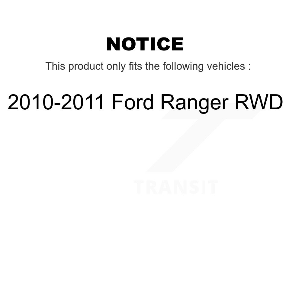 [Front] Montage du pivot de frein à disque avant pour 2010-2011 Ford Ranger RWD 8-680905