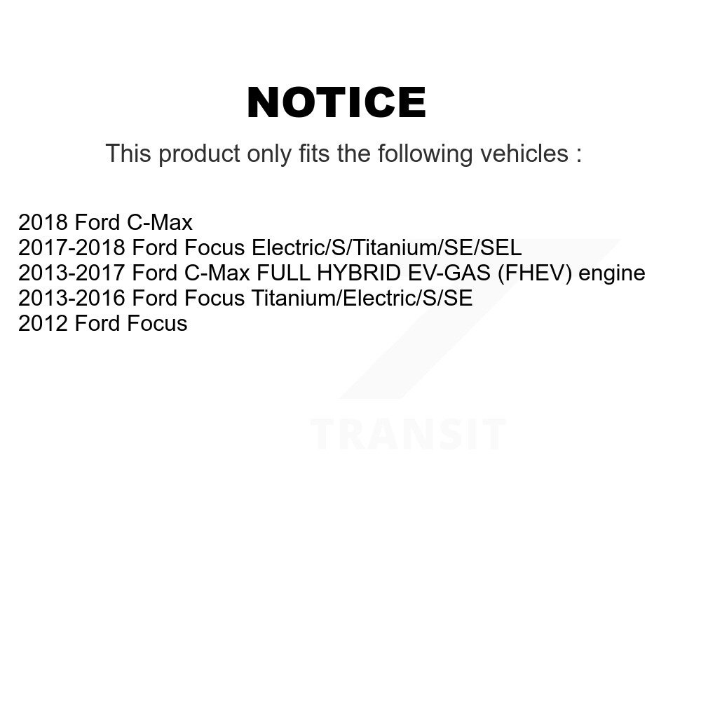[Front] Rotor de frein à disque avant pour Ford Focus C-Max 8-680930