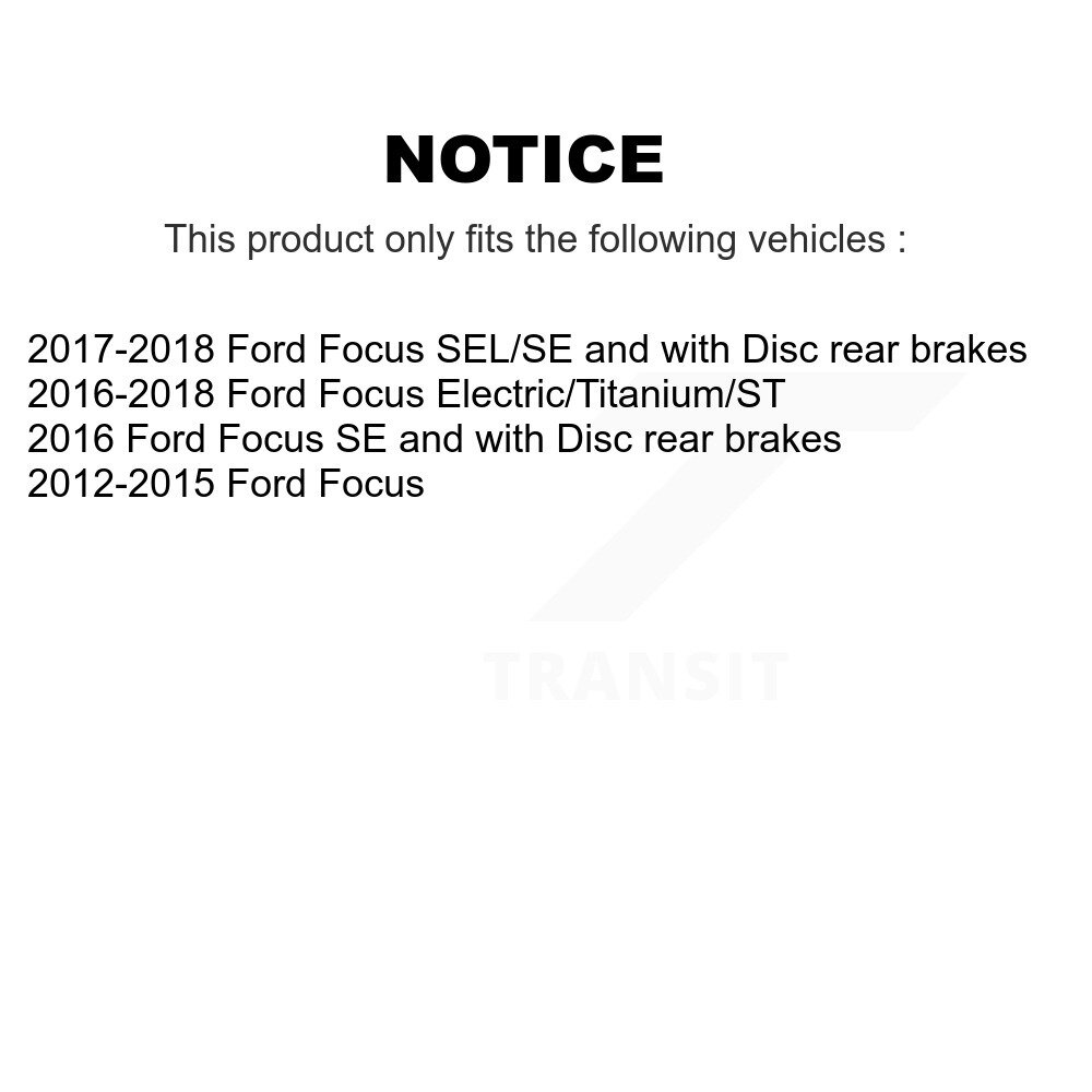 [Arrière] Rotor à disque arrière pour Ford Focus 8-680931