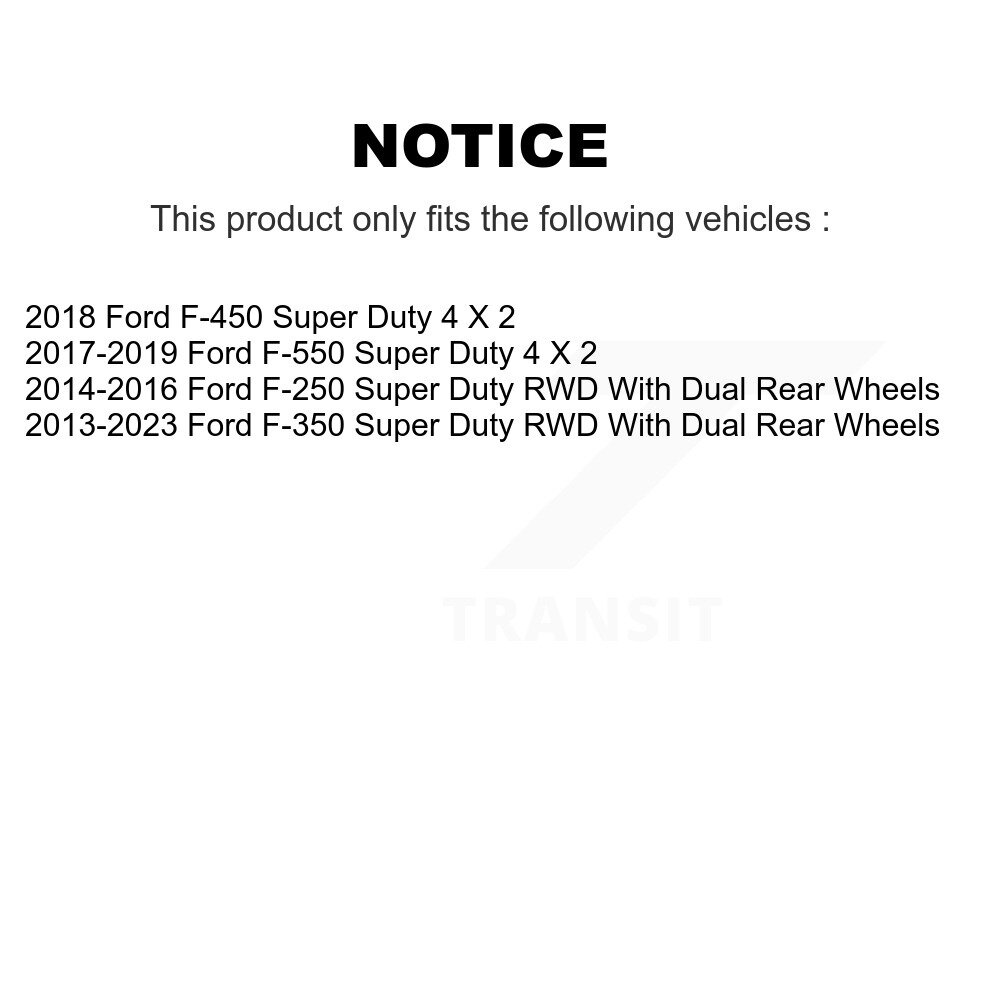 [Front] Rotor de frein avant pour Ford F-350 Super Duty F-250 F-450 F-550