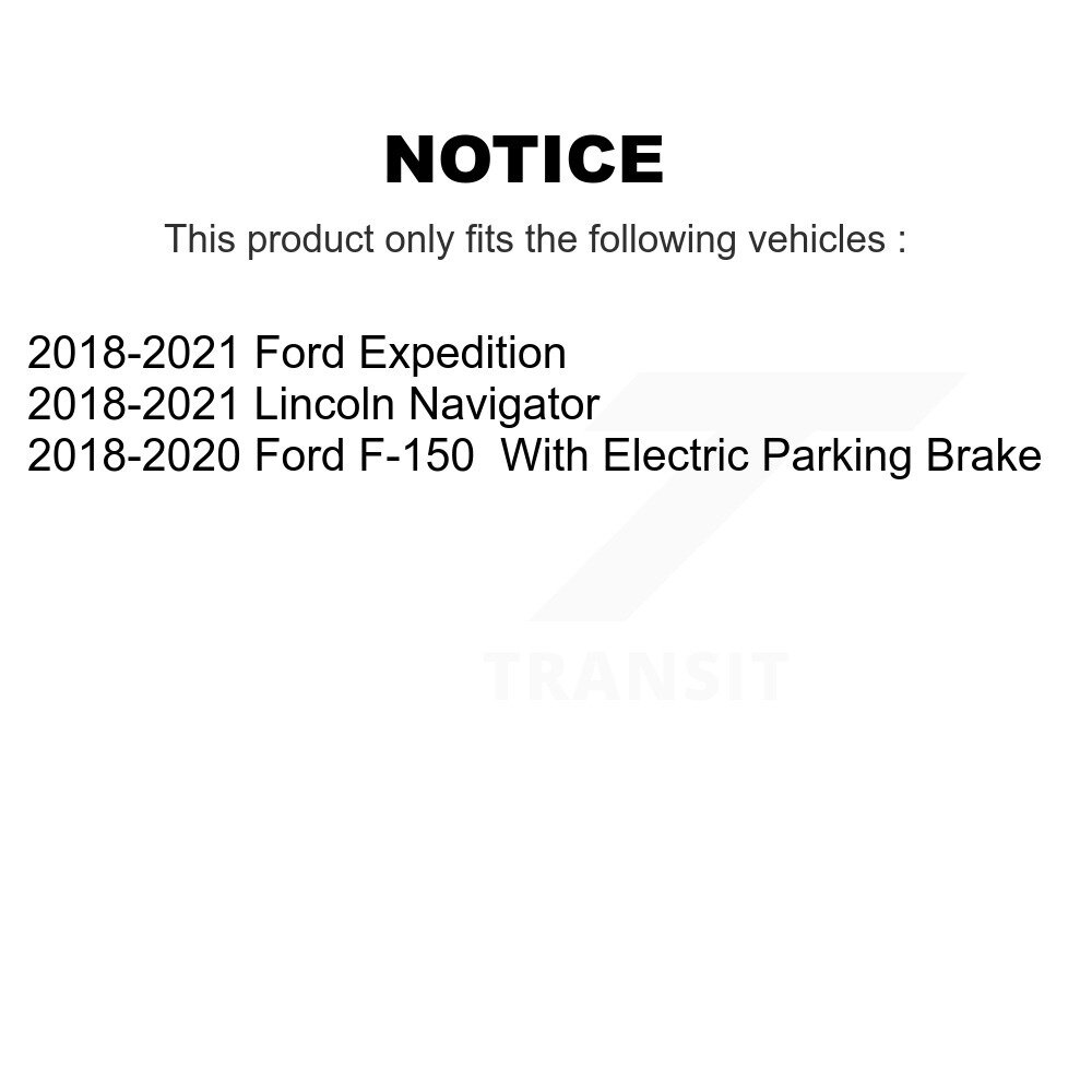 [Arrière] Rotor de frein à disque arrière pour Ford F-150 Expédition Lincoln Navigator 8-682263