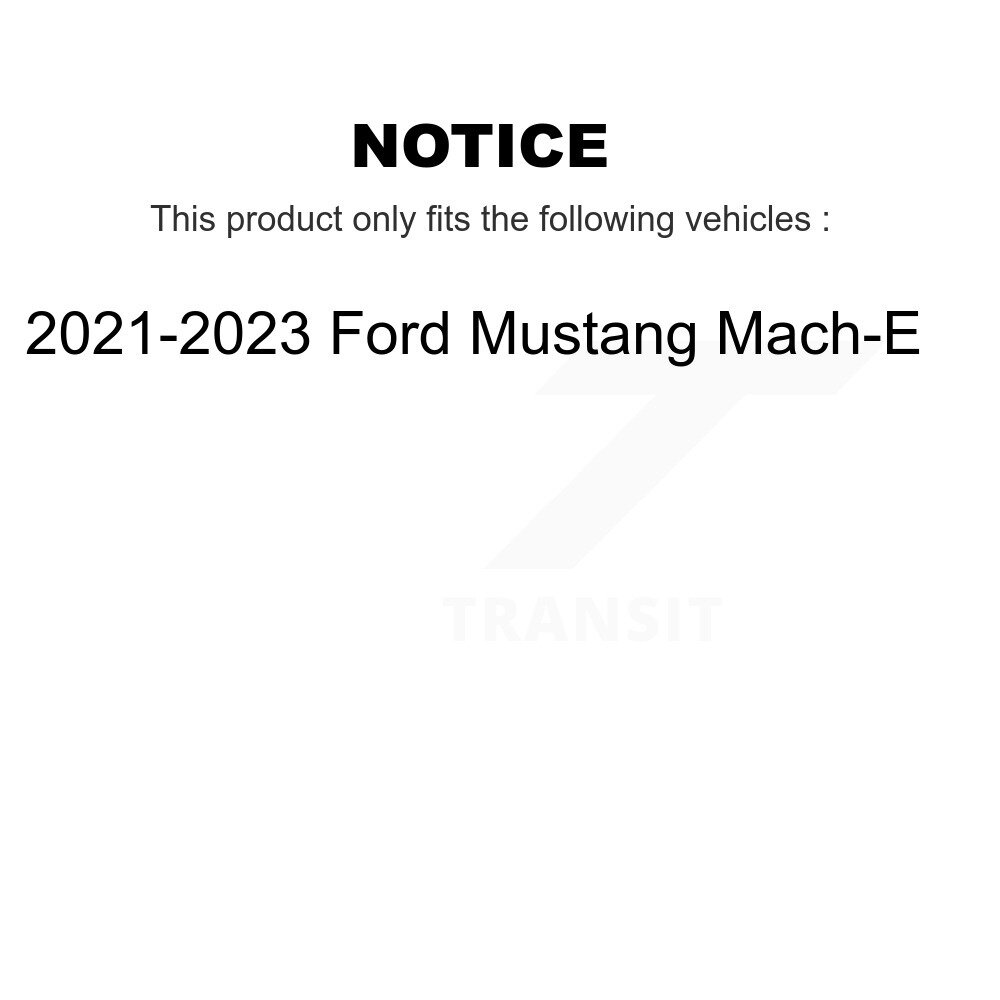 [Arrière] Rotor de frein arrière pour 2021-2023 Ford Mustang Mach-E 8-682665