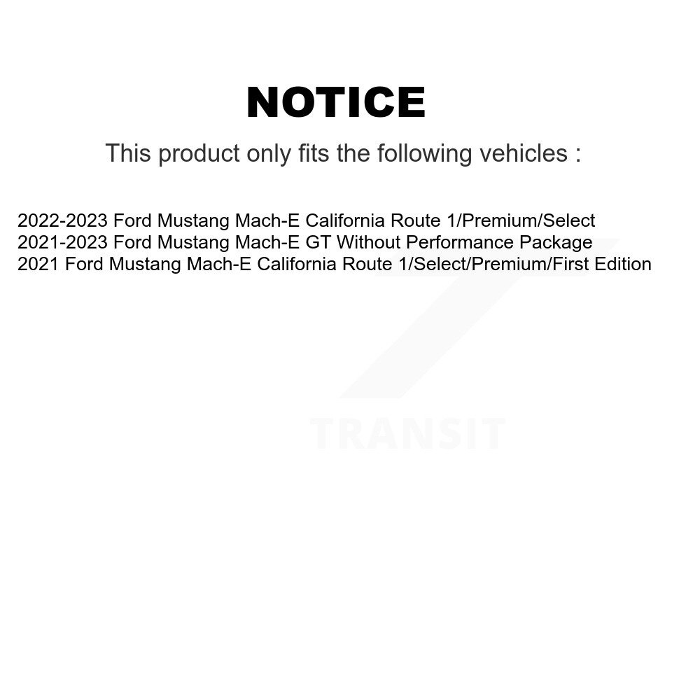 [Front] Rotor de frein avant pour Ford Mustang Mach-E 8-682744