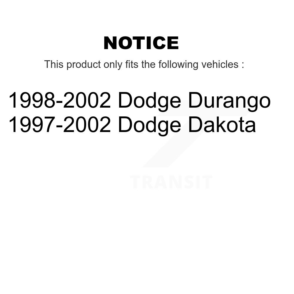 [Front] Rotor de frein à disque avant pour Dodge Dakota Durango 8-76645