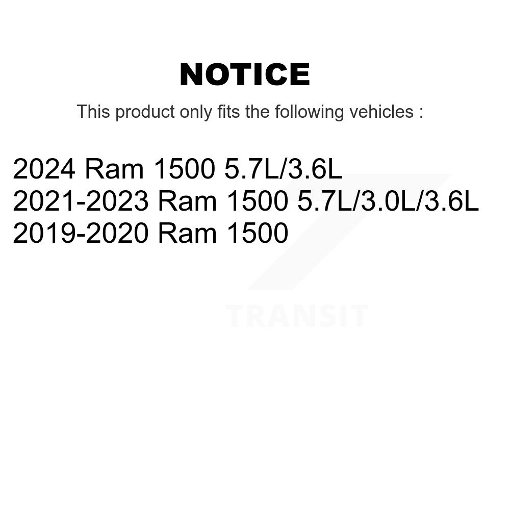 [Arrière] Rotor de frein à disque arrière pour Ram 1500 8-782497
