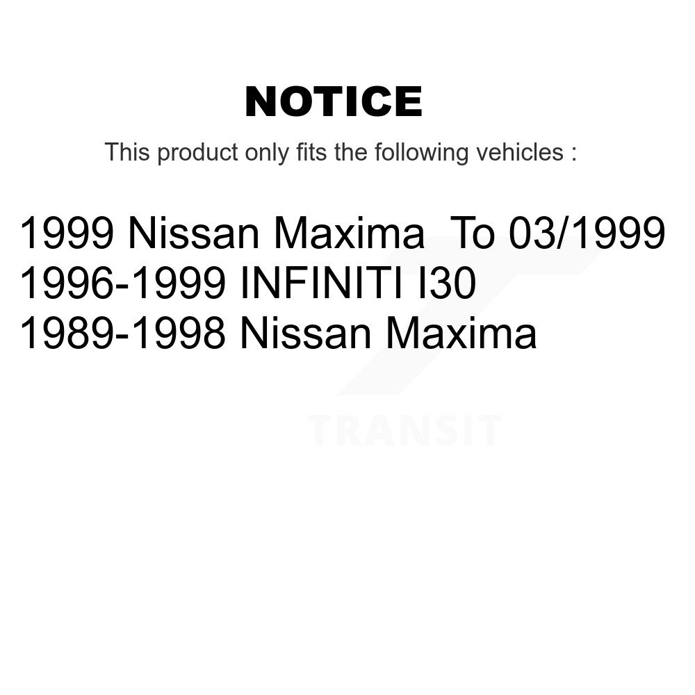 [Front] Rotor de frein à disque avant pour Nissan Maxima INFINITI I30 8-96065