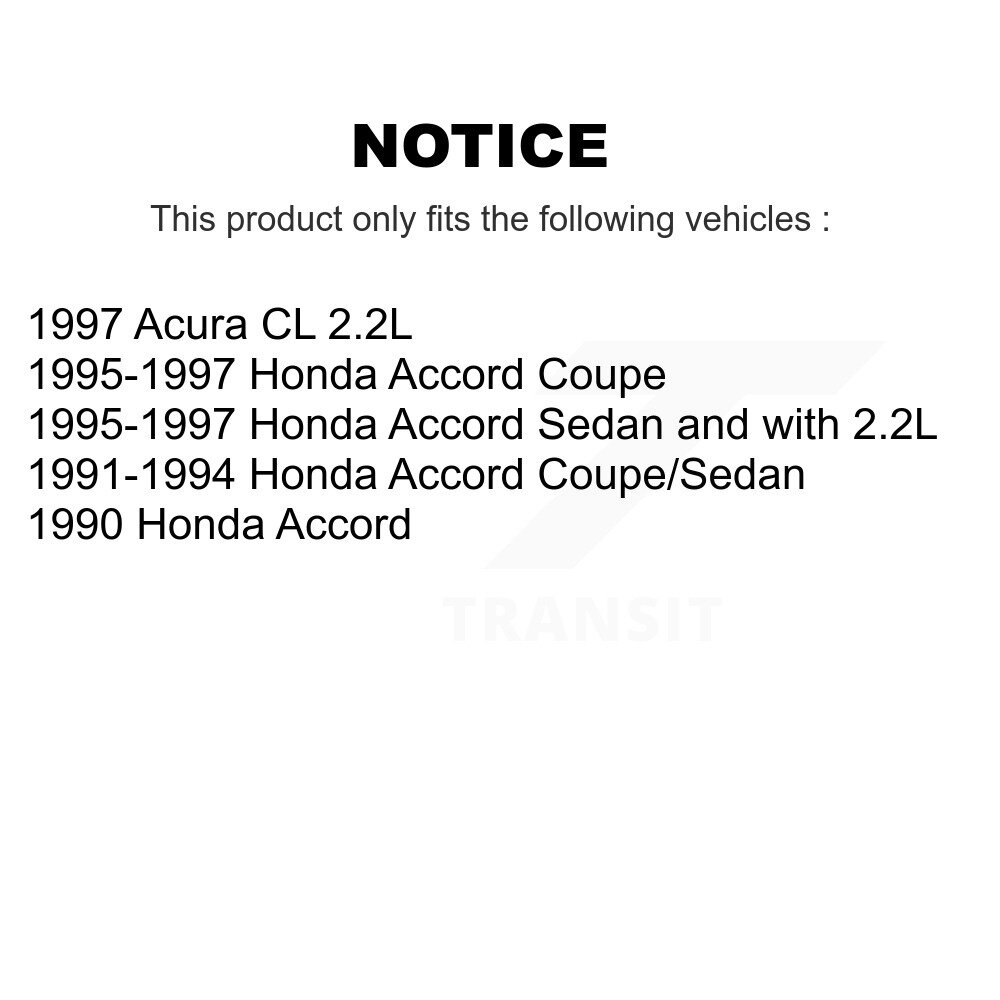 [Front] Rotor de frein à disque avant pour Honda Accord Acura CL 8-96111
