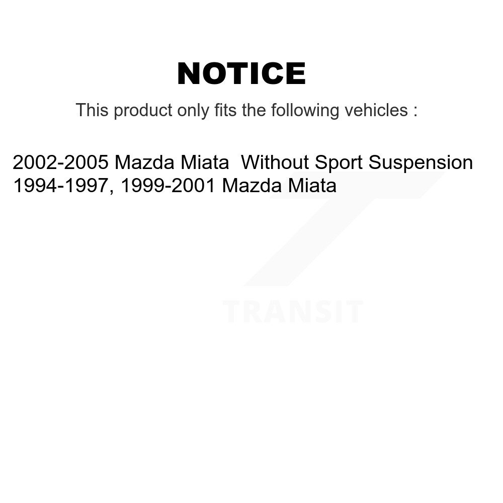 [Front] Rotor de frein à disque avant pour Mazda Miata 8-96464