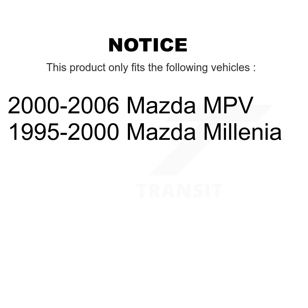 [Front] Rotor de frein à disque avant pour Mazda MPV Millenia 8-96477