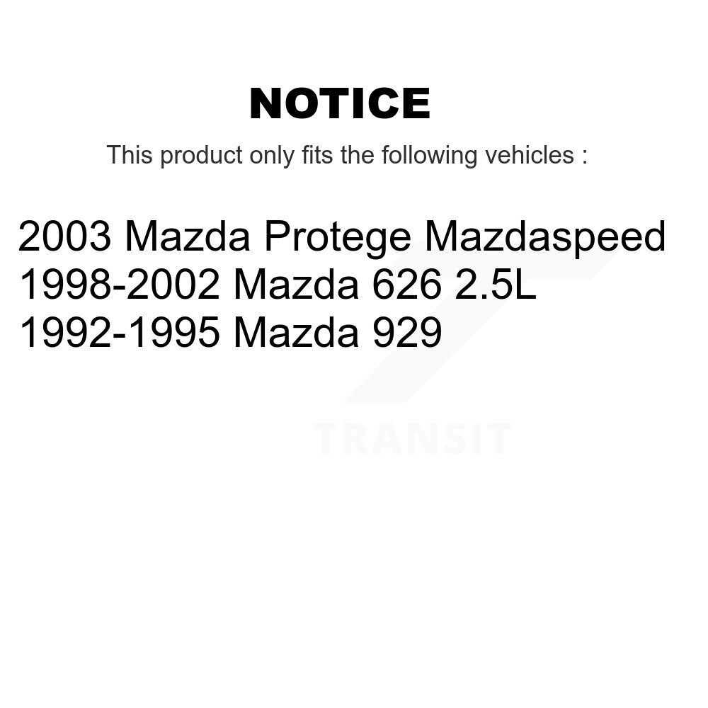 [Front] Rotor de frein à disque avant pour Mazda Protege 626 929 8-96790
