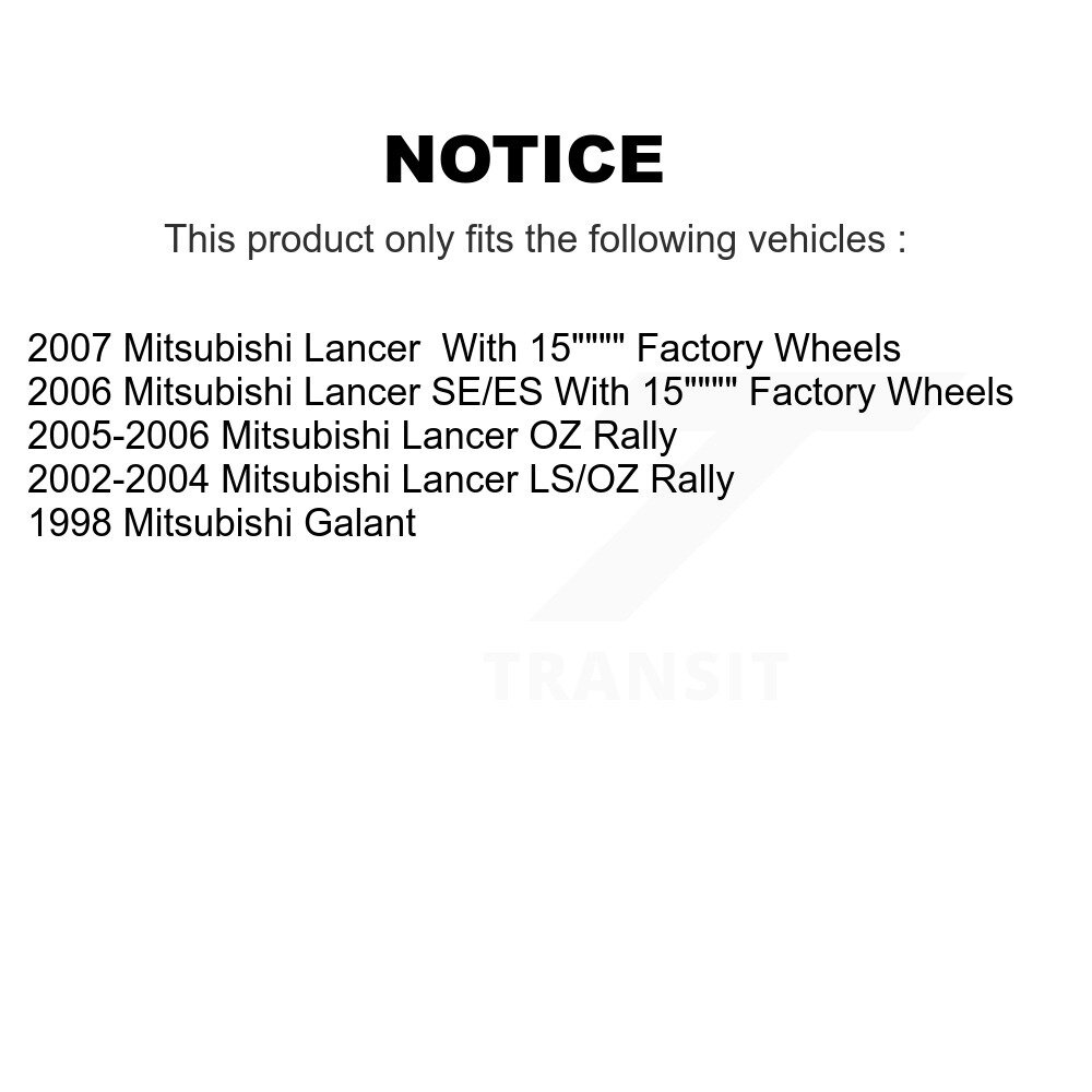 [Front] Rotor de frein à disque avant pour Mitsubishi Lanceur Galant 8-96807