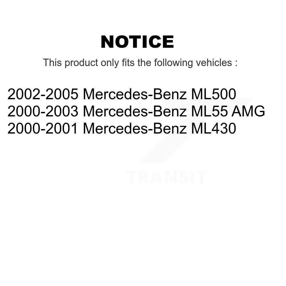 [Front] Rotor de frein à disque avant pour Mercedes-Benz ML500 ML430 ML55 AMG 8-96941