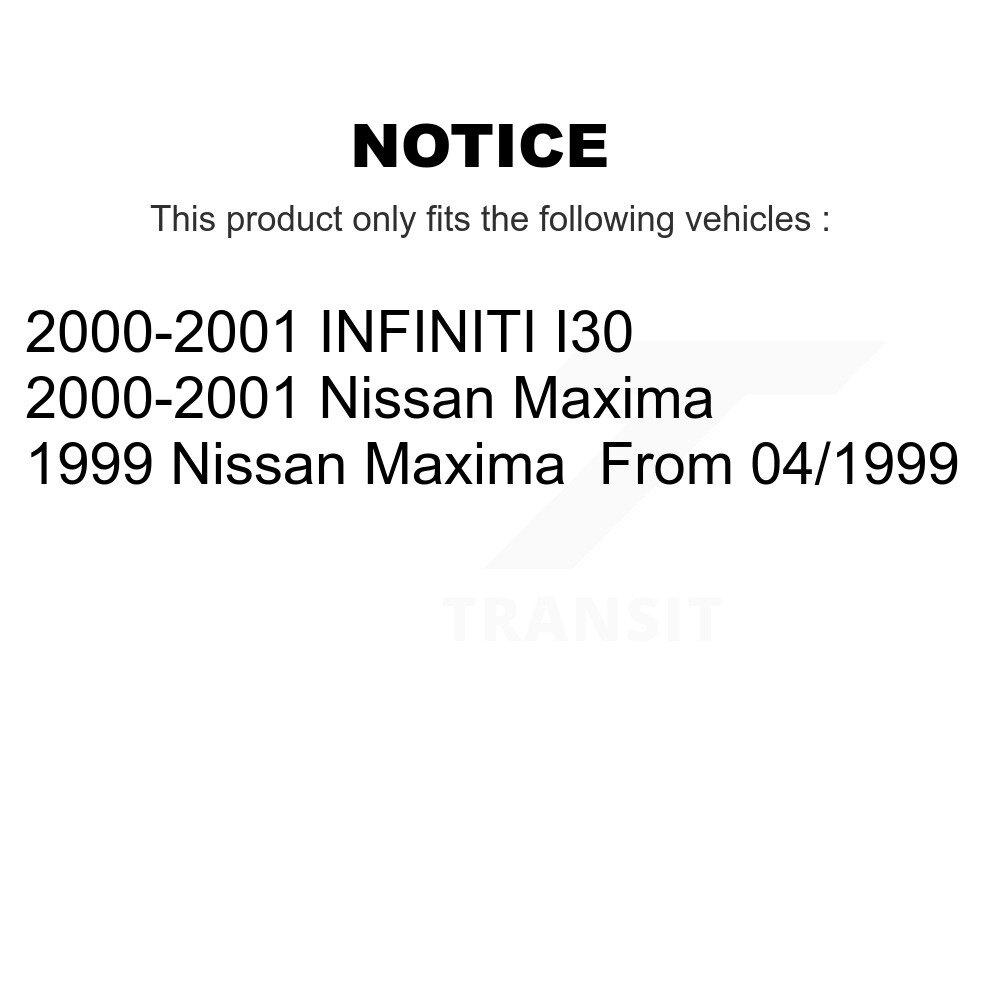 [Front] Rotor de frein à disque avant pour Nissan Maxima INFINITI I30 8-96948