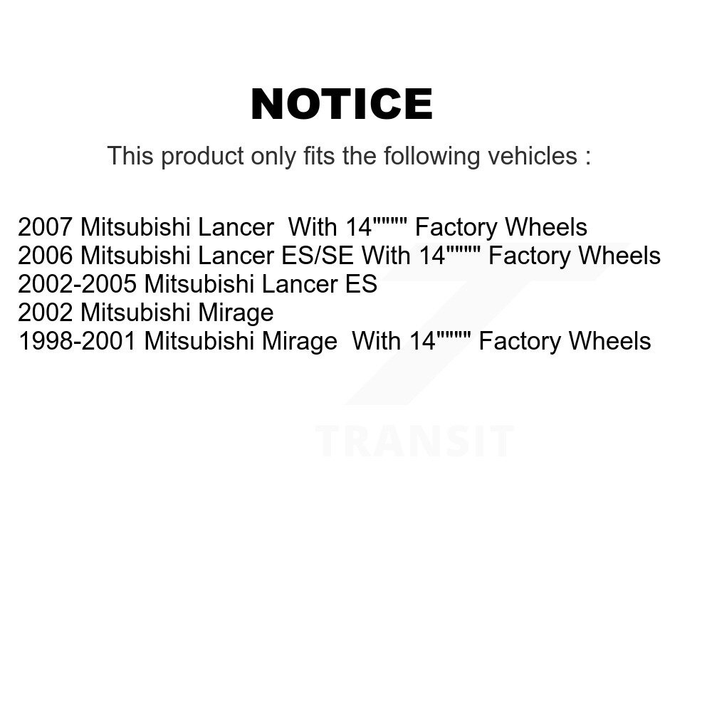 [Front] Rotor de frein à disque avant pour Mitsubishi Lancer Mirage 8-96973