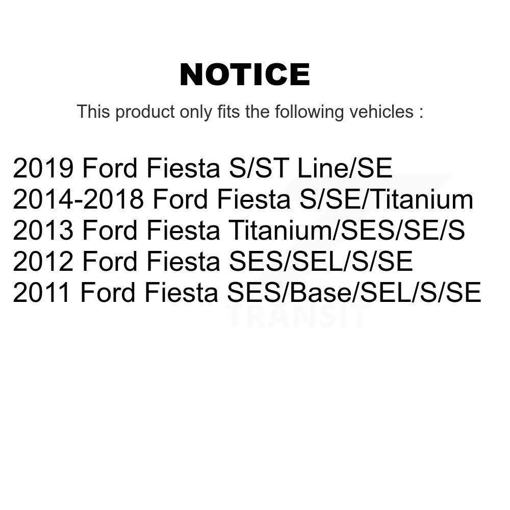 [Arrière] Tambour de frein arrière pour Ford Fiesta 8-97811