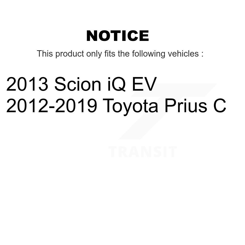 [Arrière] Tambour de frein arrière pour Toyota Prius C Scion iQ 8-97837