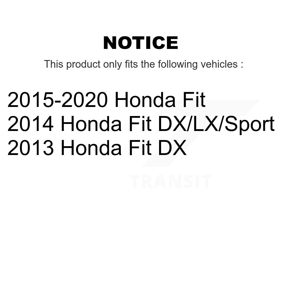 [Arrière] Tambour de frein arrière pour Honda Fit 8-97868
