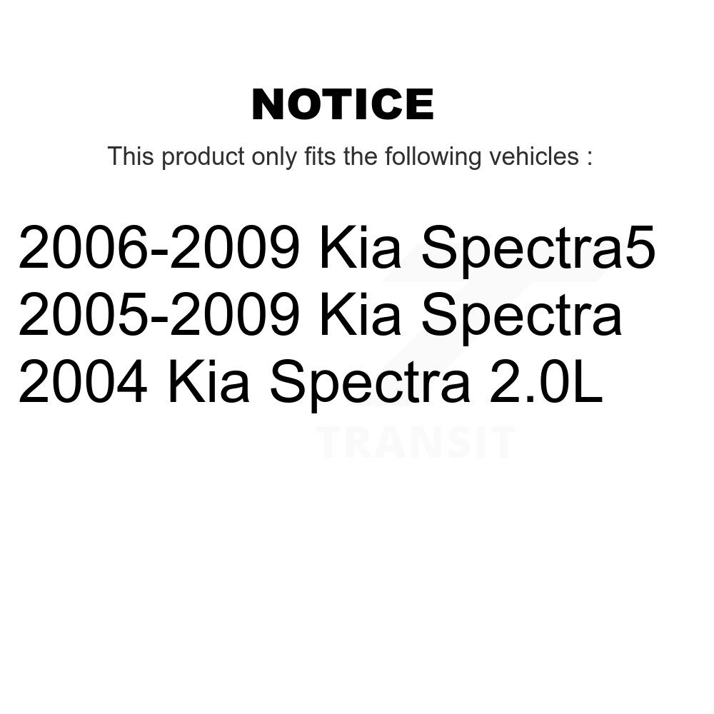[Arrière] Tambour de frein arrière pour Kia Spectra Spectra5 8-9790