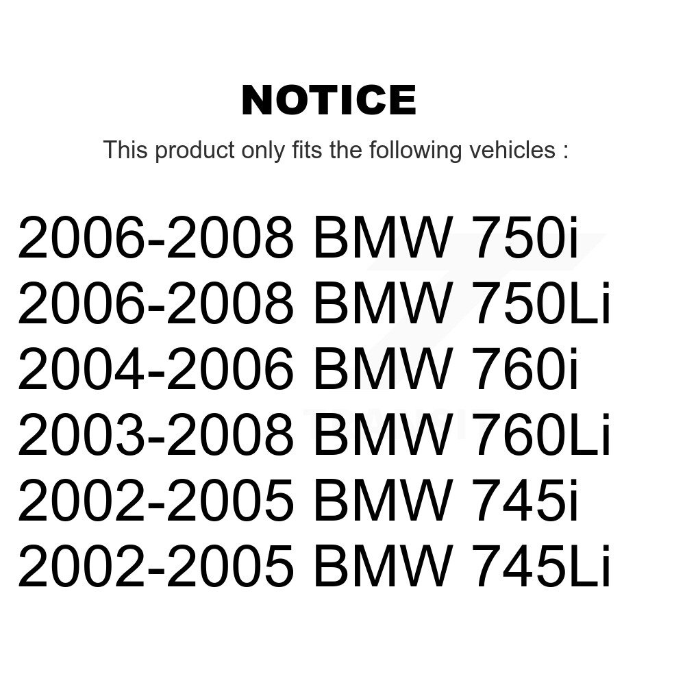[Front] Rotor de frein à disque avant pour BMW 750i 750Li 745i 745Li 760Li 760i 8-980125