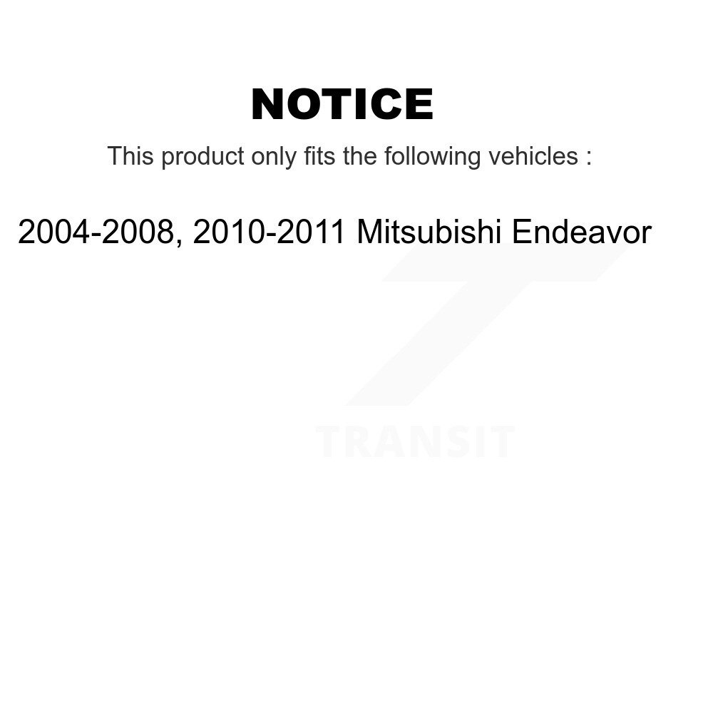 [Arrière] Rotor de frein à disque arrière pour Mitsubishi Endeavor 8-980187