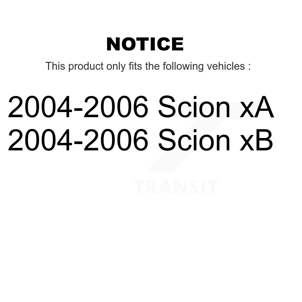 [Front] Rotor de frein à disque avant pour 2004-2006 Scion xB xA 8-980201