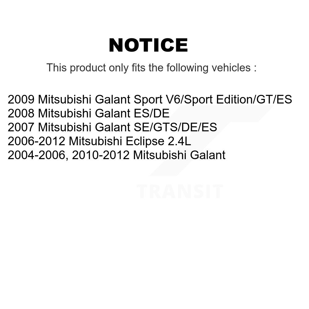 [Arrière] Rotor de frein à disque arrière pour Mitsubishi Eclipse Galant 8-980208