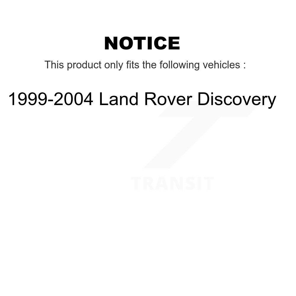 [Front] Rotor de frein à disque avant pour 1999-2004 Découverte Land Rover 8-980273