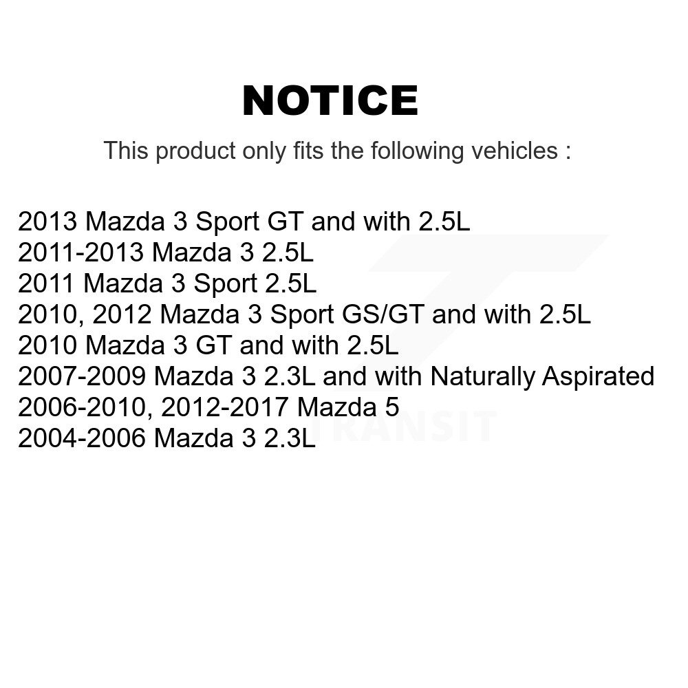 [Front] Rotor de frein à disque avant pour Mazda 3 5 Sport 8-980283