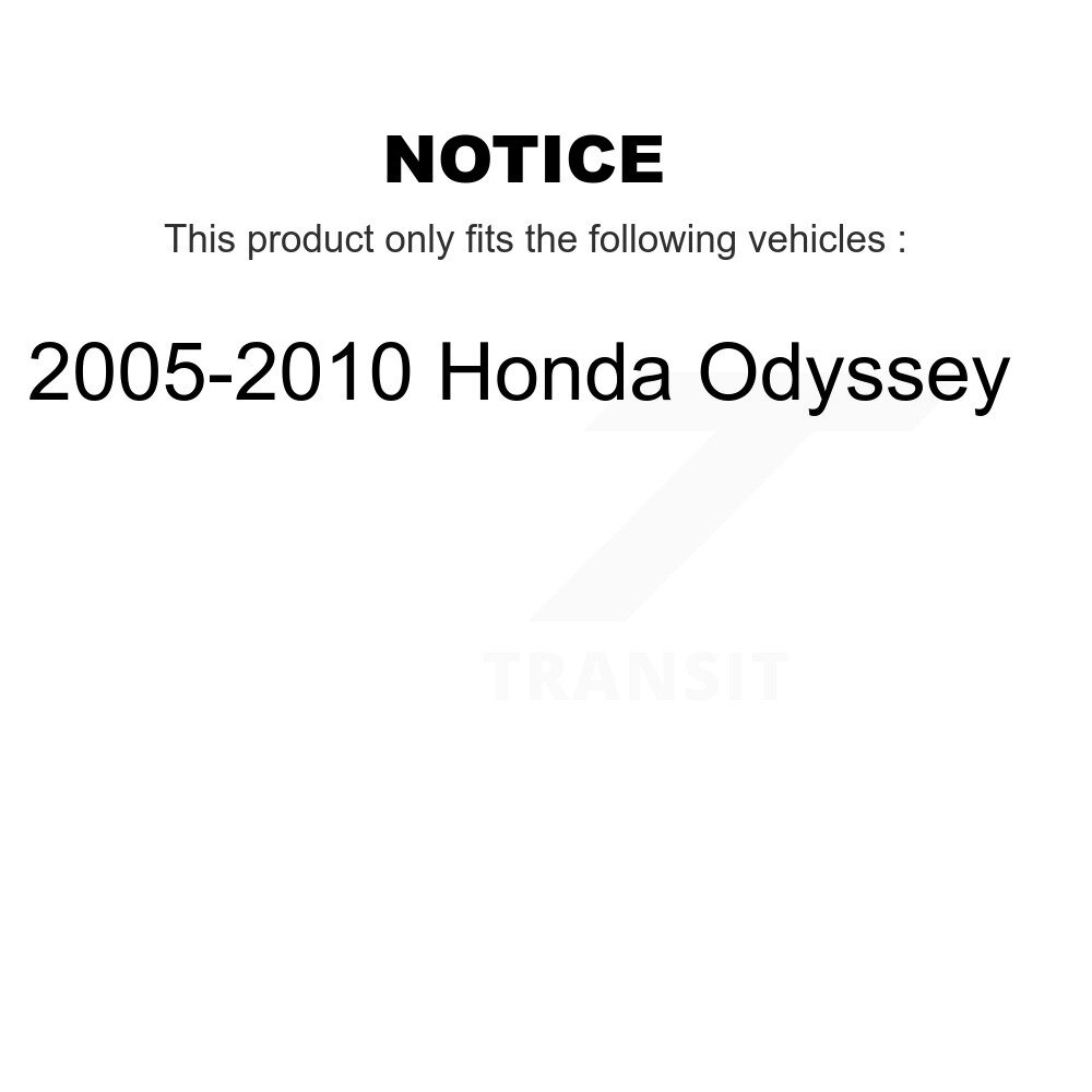 [Arrière] Rotor de frein à disque arrière pour 2005-2010 Honda Odyssey 8-980291