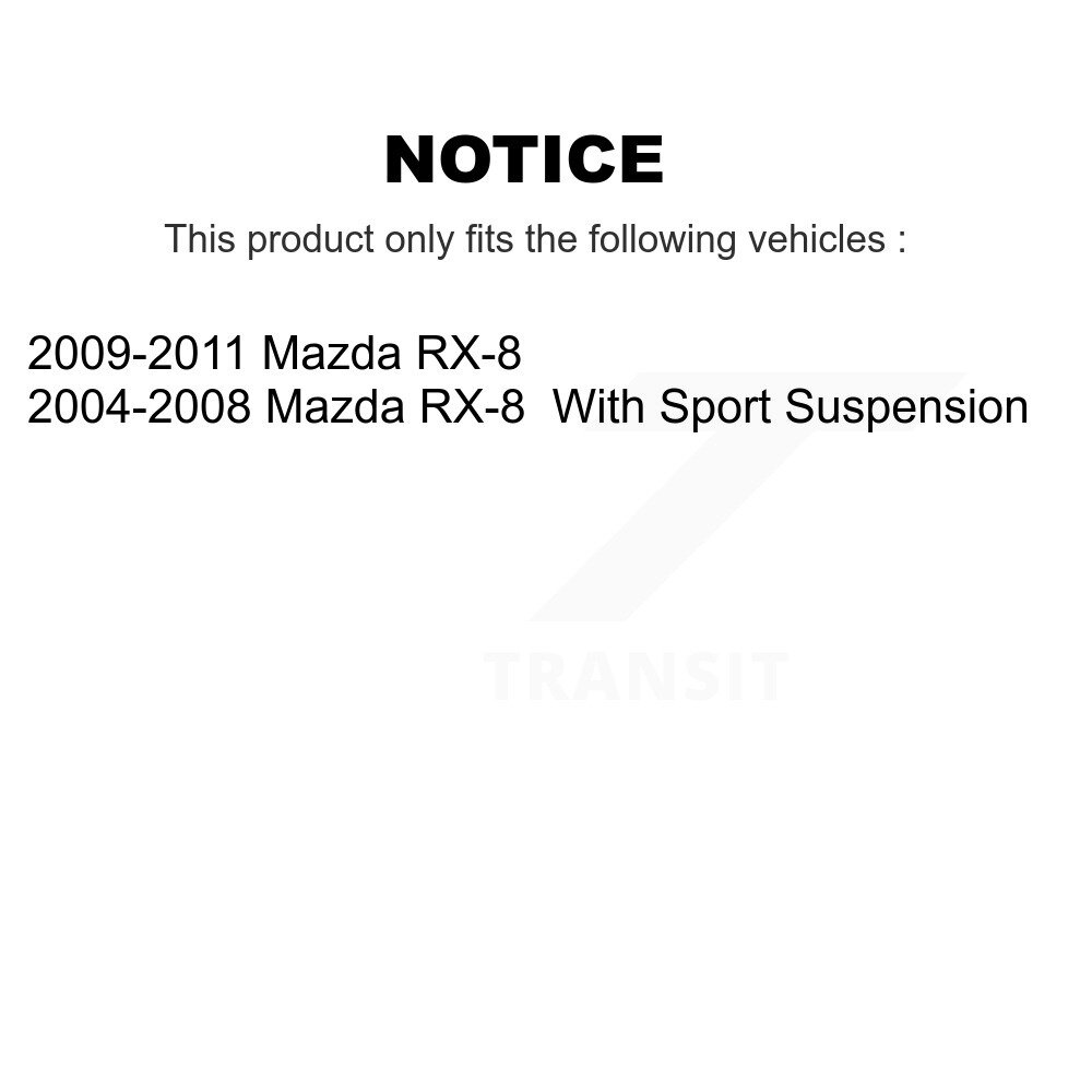 [Front] Rotor de frein à disque avant pour Mazda RX-8 8-980293