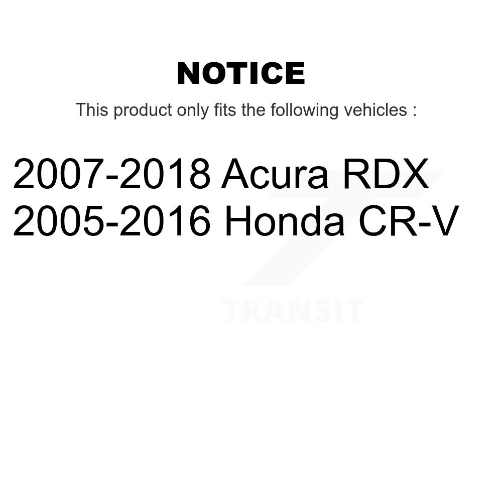 [Arrière] Rotor de frein à disque arrière pour Honda CR-V Acura RDX 8-980294