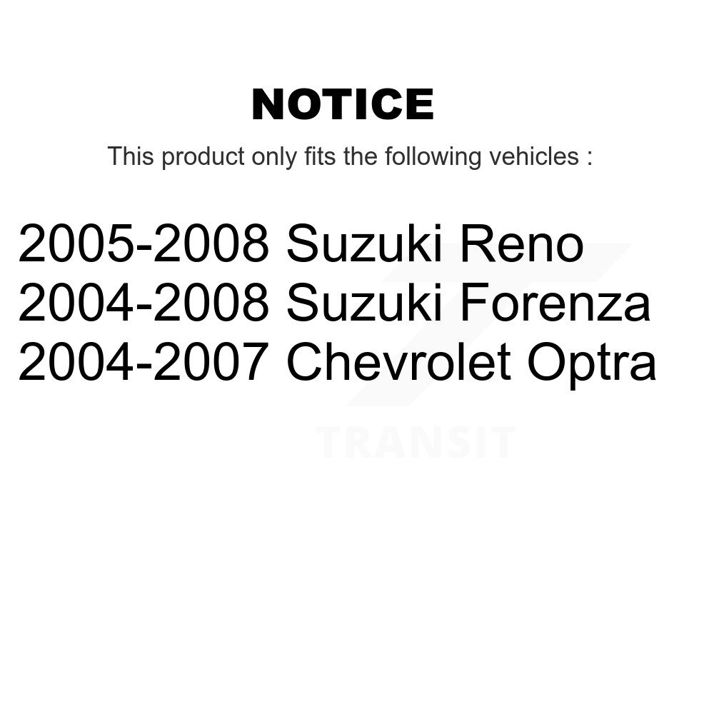 [Front] Rotor de frein à disque avant pour Chevrolet Optra Suzuki Forenza Reno 8-980338
