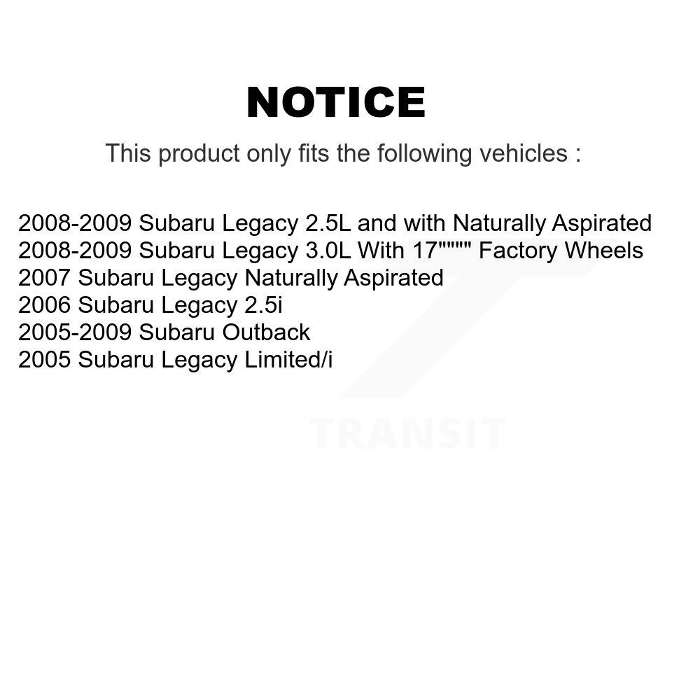 [Arrière] Rotor de frein à disque arrière pour l'arrière de Subaru Legacy 8-980354