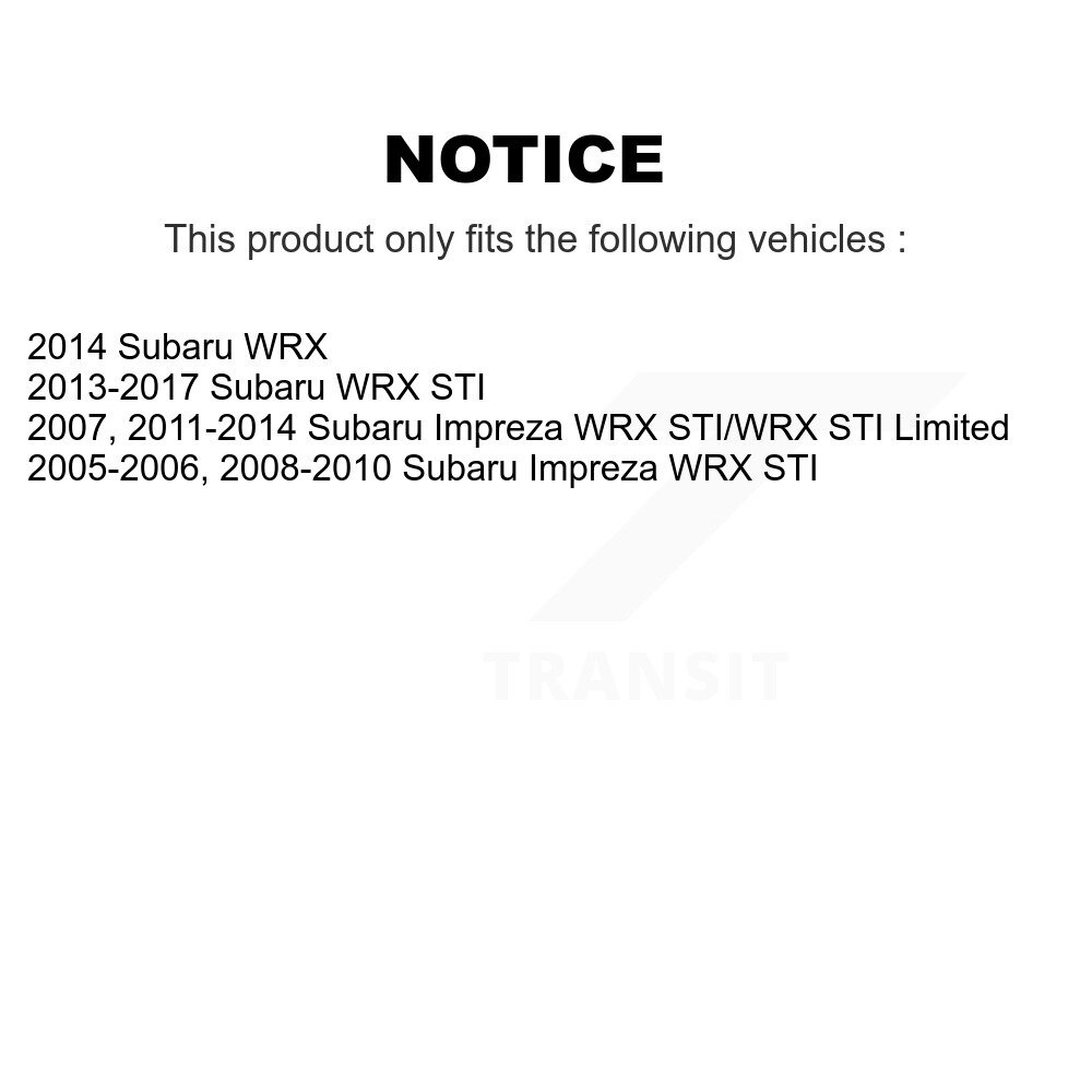 [Front] Rotor de frein à disque avant pour Subaru Impreza WRX STI 8-980356